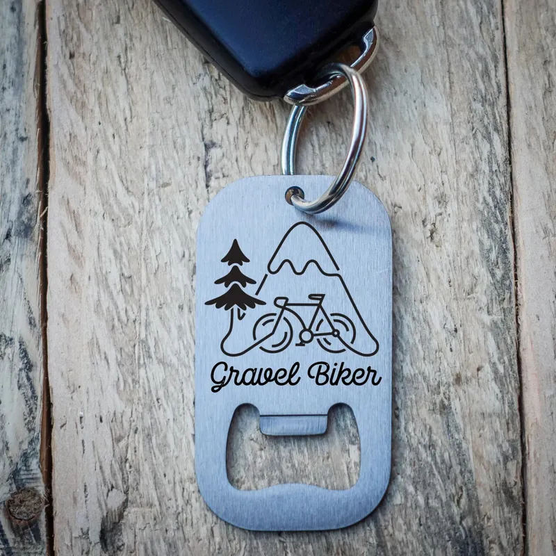 Gravel Biker - Key Ring and Bottle Opener